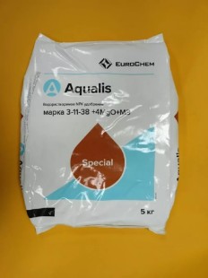 Удобрение комплексное Aqualis® Еврохим 3-11-38+4MgO+МЭ 5 кг