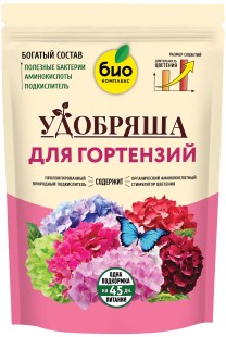БИО-комплекс Удобрение органическое для гортензий, ТМ Удобряша БИО-комплекс Удобрение органическое для гортензий, ТМ Удобряша